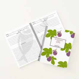 モダンイチジクとイタリアンアイズ葉ファミリーレシピブック ノートブック