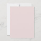 モダンイニシャルオーバーサイズモノグラムと名前 ノートカード (裏面)