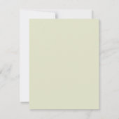 モダンイニシャルオーバーサイズモノグラムと名前 ノートカード (裏面)