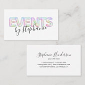 モダンイベントパーティープランナー 名刺 (正面/裏面)