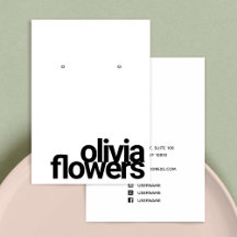 モダンイヤリはっきりしたング白黒