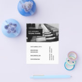 モダンインスパイアエレガントはグレーのトーンをカバー チラシ (シングル)