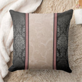 モダンインスパイアフローラのファブリックストライプのヴィンテージ クッション (ブランケット)