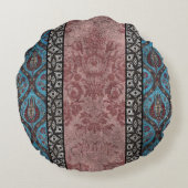モダンインスパイアフローラデザイン ラウンドクッション (裏面)