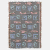 モダンインスパイアレトロブランケット スローブランケット (正面縦)
