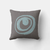 モダンインスパイアレトロマスinグレーブルースローP クッション (裏面)