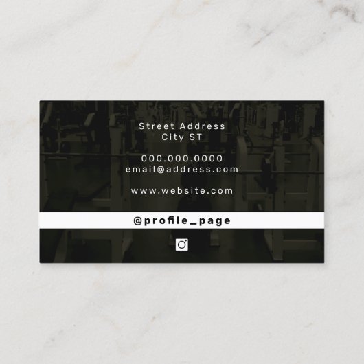 モダンインスパイア名刺 名刺 (裏面)