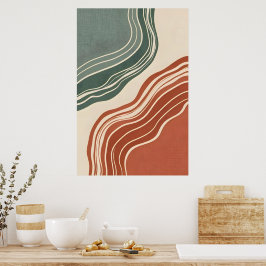 モダンインスパイア自然 ポスター