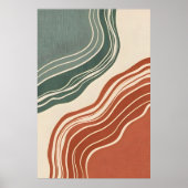 モダンインスパイア自然 ポスター (正面)