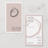 モダンインテリアデザイナー名刺 名刺 (正面/裏面)