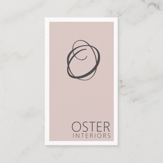 モダンインテリアデザイナー名刺 名刺 (正面)