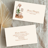 モダンインテリアデザイナー – 家具と木材 名刺