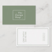 モダンインテリアデザイナ名刺 名刺 (正面/裏面)