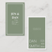 モダンインテリアデザイナ名刺 名刺 (正面/裏面)