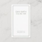 モダンインテリアデザイナ名刺 名刺 (裏面)