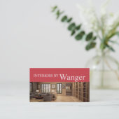 モダンインテリアデザイナ名刺 名刺 (スタンド正面)