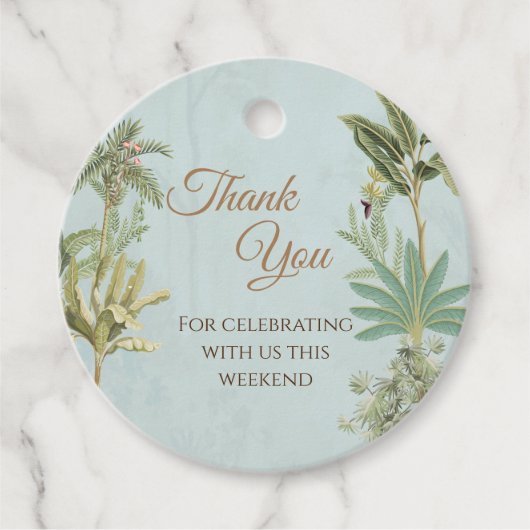 モダンインディアンピッ結婚ワイの感謝していラベル フェイバータグ (正面)