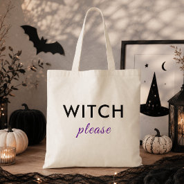 モダンウィッチプリーズ ハロウィントートバッグ - トレンディ トートバッグ