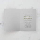 モダンウェスタンカントリー ダイシー ラスティックウェディング 招待状 (内部)