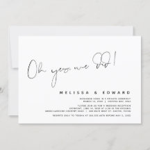 モダンウェディングエロープメント、 そう、やりました