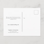 モダンウェディングフォト　セイムラブニュープラン スクリプト 案内ポストカード (裏面)