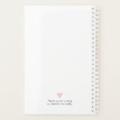 モダンウェディングプランナー プランナー手帳 (裏面)