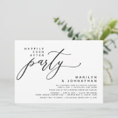 モダンウェディング エロープメント ハッピーエバーアフターパーティー 招待状 (スタンド正面)