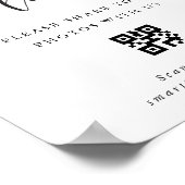 モダンウェディング シェアザラブ QRコード サイン (角)