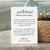 モダンウェルカムギフトバスケットバッグありがとうござ結婚う エンクロージャーカード