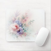 モダンウォーターカラー花の絵画トレンディ マウスパッド (マウス)