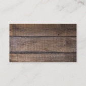 モダンウッ素朴ドプロフェッショナルカスタム 名刺 (裏面)