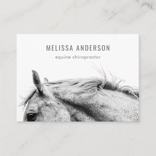 モダンウマ科のカイロプラクター 名刺 (正面)