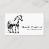 モダンウマ科のカイロプラクター 名刺 (正面)