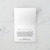 モダンエアメールウェディングコレクション サンキューカード (内部)