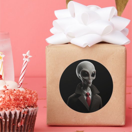 モダンエイリアン ラウンドシール (パーティー)