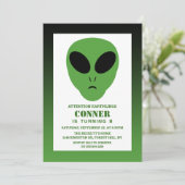 モダンエイリアン 誕生日 招待状 (スタンド正面)