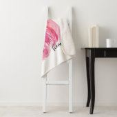 モダンエキゾチックなピンクレッツフラミンゴの水彩 シェルパブランケット (インサイチュ)