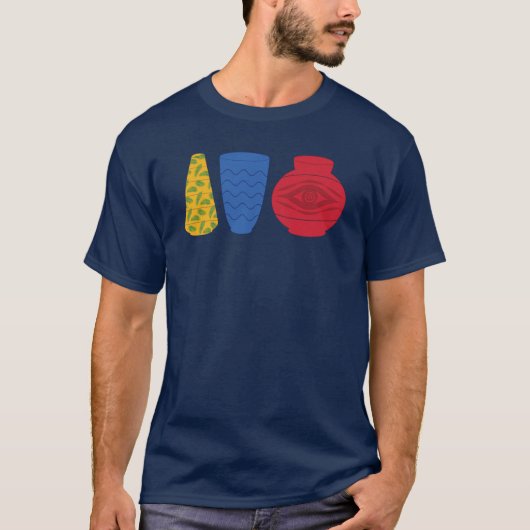 モダンエジプト花瓶Tシャツ Tシャツ (正面)