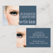 モダンエステティシャンサロンスパメークアップアーティストカード 名刺 (正面/裏面)