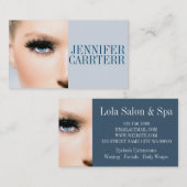 モダンエステティシャンサロンスパ化粧アーティストカード 名刺 (正面/裏面)