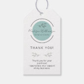 モダンエステティシャンスタイリストスパお客様ありがとうございます ギフトタグ (正面)