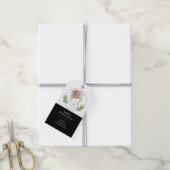 モダンエステティシャンスタイリストスパエレガントチックフラワ ギフトタグ (より糸付き)