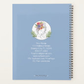 モダンエステティシャンスタイリストスパシエレガントックフローラ プランナー手帳 (裏面)