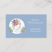 モダンエステティシャンスタイリストスパシエレガントックフローラ ロイヤリティカード (正面)