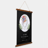 モダンエステティシャンスタイリストスパシエレガントックフローラ 吊り下げ型タペストリー (傾斜あり)