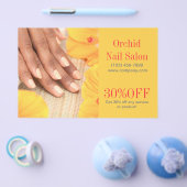 モダンエステティシャン SPA ネイルサロン 料金表 チラシ (シングル)