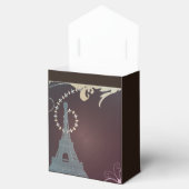 モダンエッフェルタワーヴィンテージパリス結婚ズ フェイバーボックス (オープン)