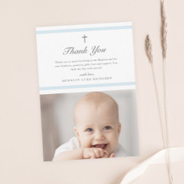 モダンエレガンス男子洗礼 サンキューカード
