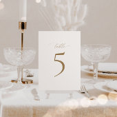 モダンエレガンス ウェディング テーブル ナンバー 招待状