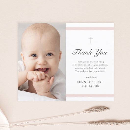 モダンエレガンス ガールズ 洗礼 お礼 ポストカード